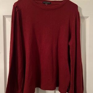 Banana Republic Rich Red/Orange Long Sleeve Sweater